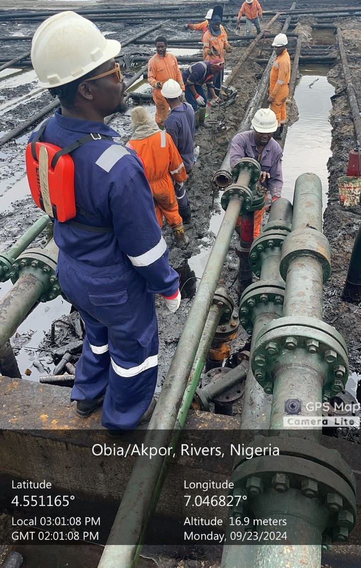 Welding 12" Flow line @ Cawthorn Channel