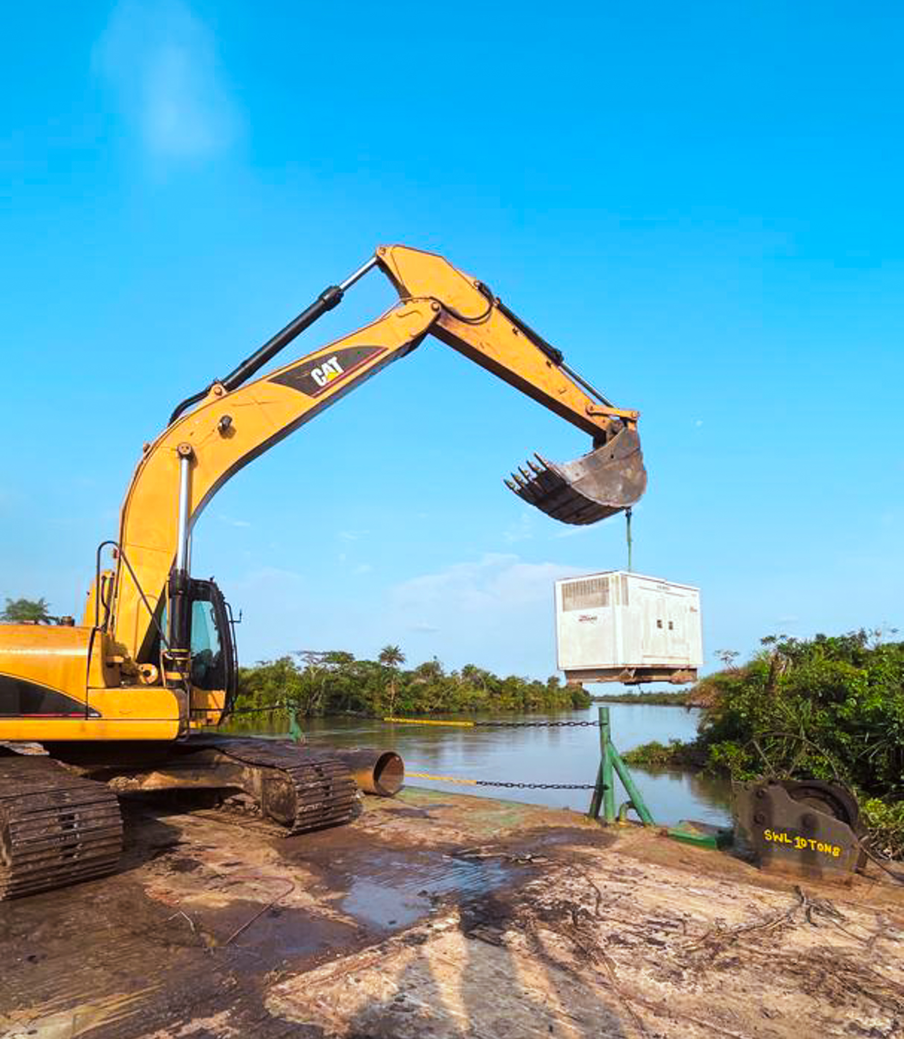 Lease of excavators